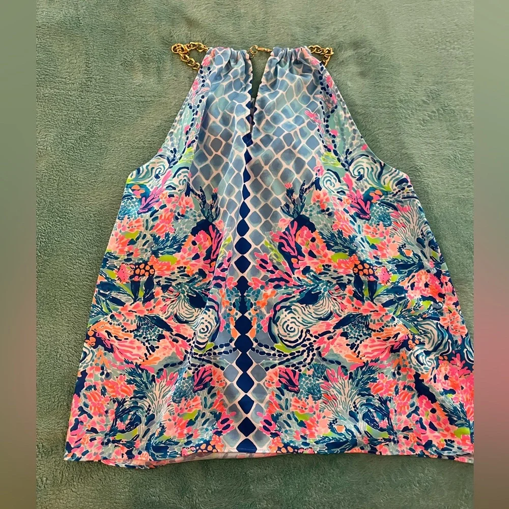 Lilly Pulitzer Isa Halter Top - Picture 3 of 5